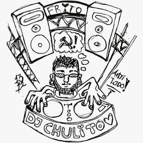 Logo ilustrado de DJChulito